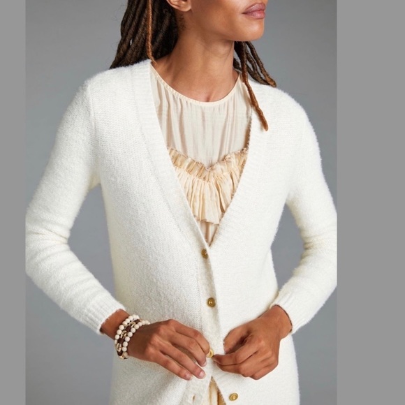 Pilcro Classic Longline Cardigan Size Large - Picture 2 of 12